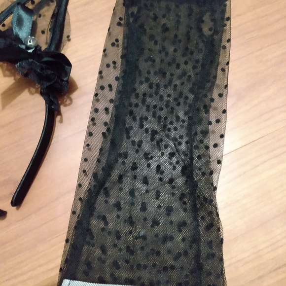 NWT"Claire's"3PC sexy black cat accessories w/bell - Picture 6 of 6